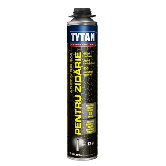 Tytan Professional - Adeziv Spumă pentru Zidărie, 870 ml Tytan Professional - Adeziv Spumă pentru Zidărie, 870 ml
